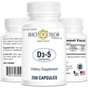Bio-Tech Pharmacal Vitamín D3 (D3 5k IU, počet 250)