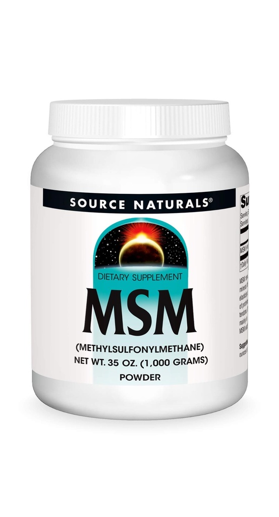 Zdroj Naturals MSM (Metylsulfonylmetán) Net WT. 35 Ounce (1 000 Grams) - prášok