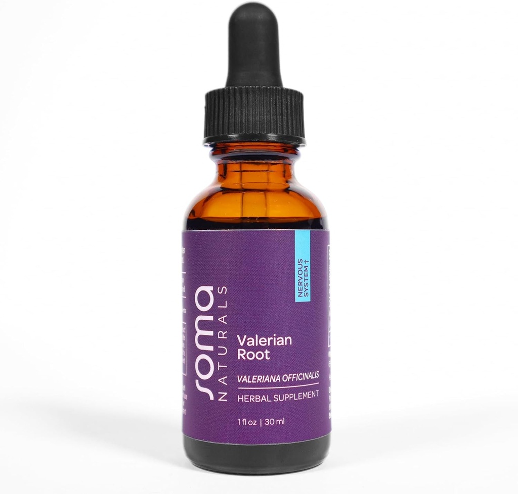 Organic Valerian Root Extract, Výkon a Energy Supplement, udržuje akosť a rovnováhu, non-GMO, Gluten-free, 1fl oz, 30ml