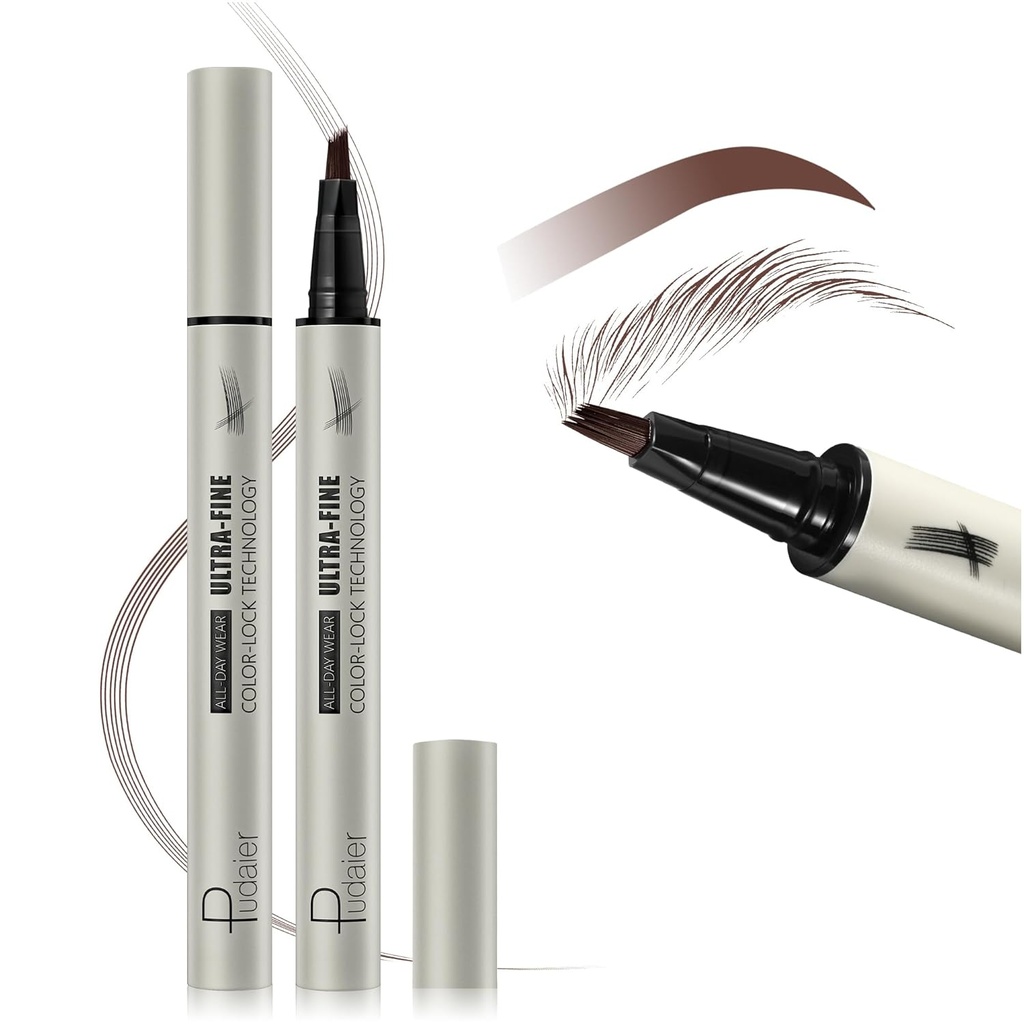 Microblading Obočie Ceruzka, Tekuté Magické Multi-Tip obočie Ceruzky pre ženy, vodeodolné pero na obočie pre prírodné obočie, Dlhé trvalé prehliadanie make-up pero