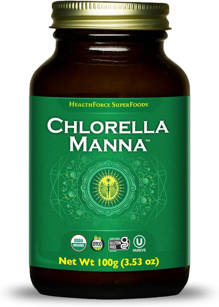 HealthForce SuperFoods Chlorella Manna - prášok - 100 gramov