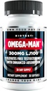 Biotest Omega-Man - 300mg High-Absorption LJ100 LongJack (Eurycoma longifolia) - 30 Softgels