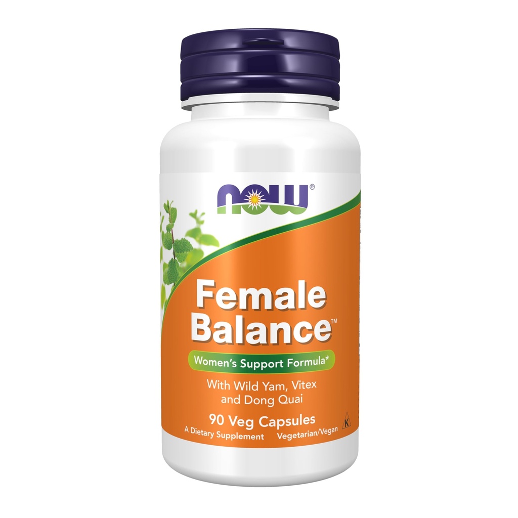 TERAZ Foods Supplements, Female BalanceTM with Wild Yam, Vitex, Dong Quai, GLA, Vitamín B-6 a folát, 90 Kapsule
