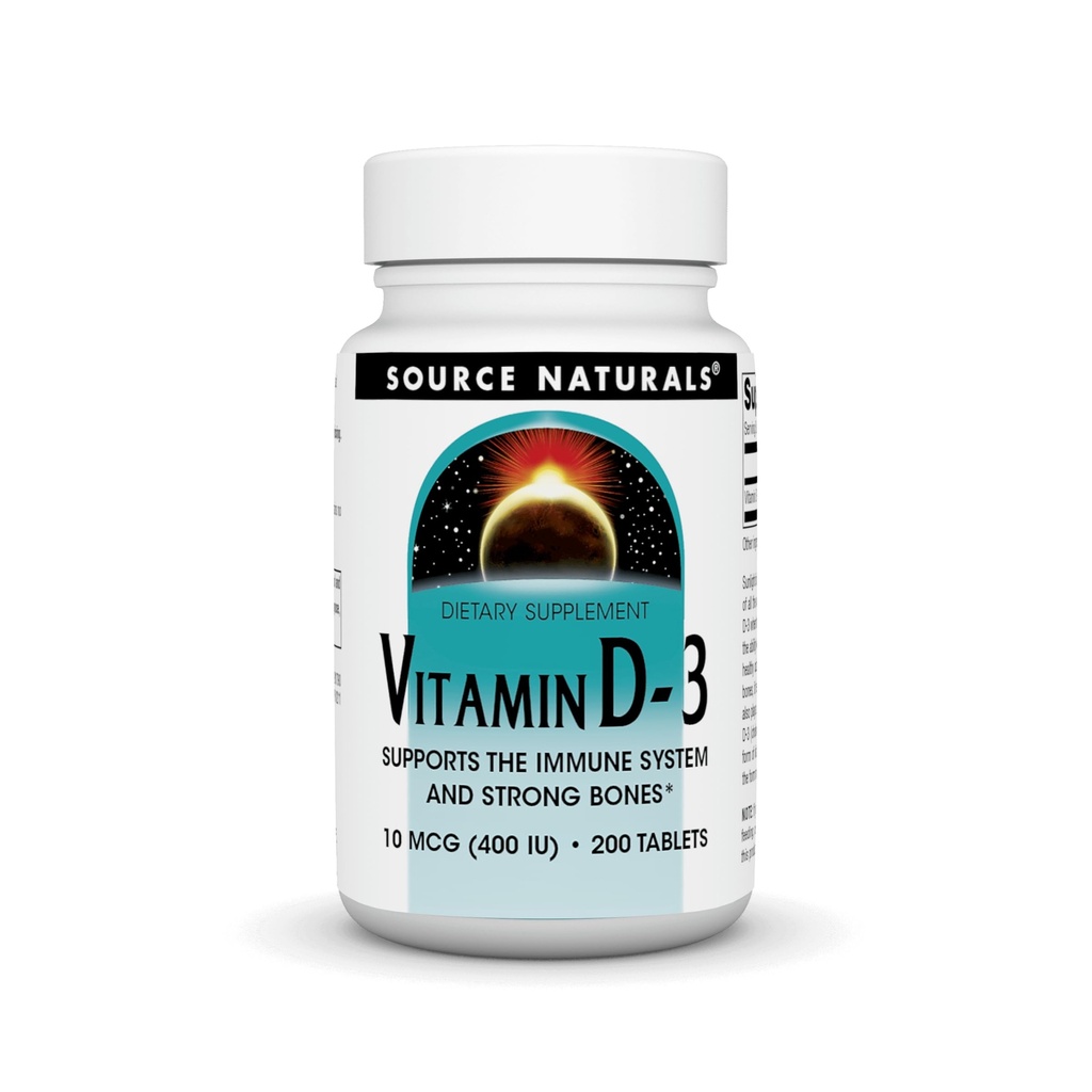 Zdroj Naturals Vitamín D-3 400 IU 200 tabliet