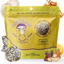 ODD BALLS Organic Energy Balls Lemon - Superfood Mushrom Snack - Beh, Cyklistika, Turistika - Gels, Bars Alternatíva - Lion's Mane Focus, Cordyceps Energy - Vegan, Gluten Free Snacks pre deti a dospelých