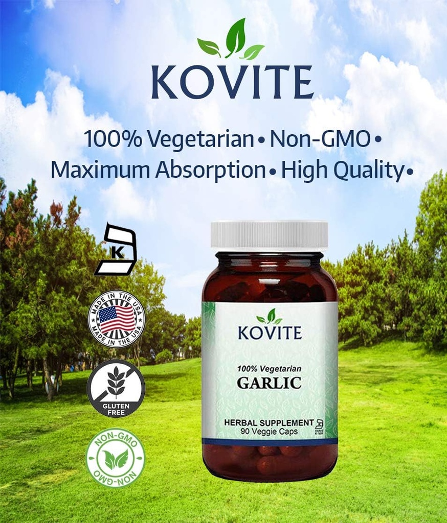 Cesnak 500 mg 100% Vegetarián - 90 Rastlinné kapsuly