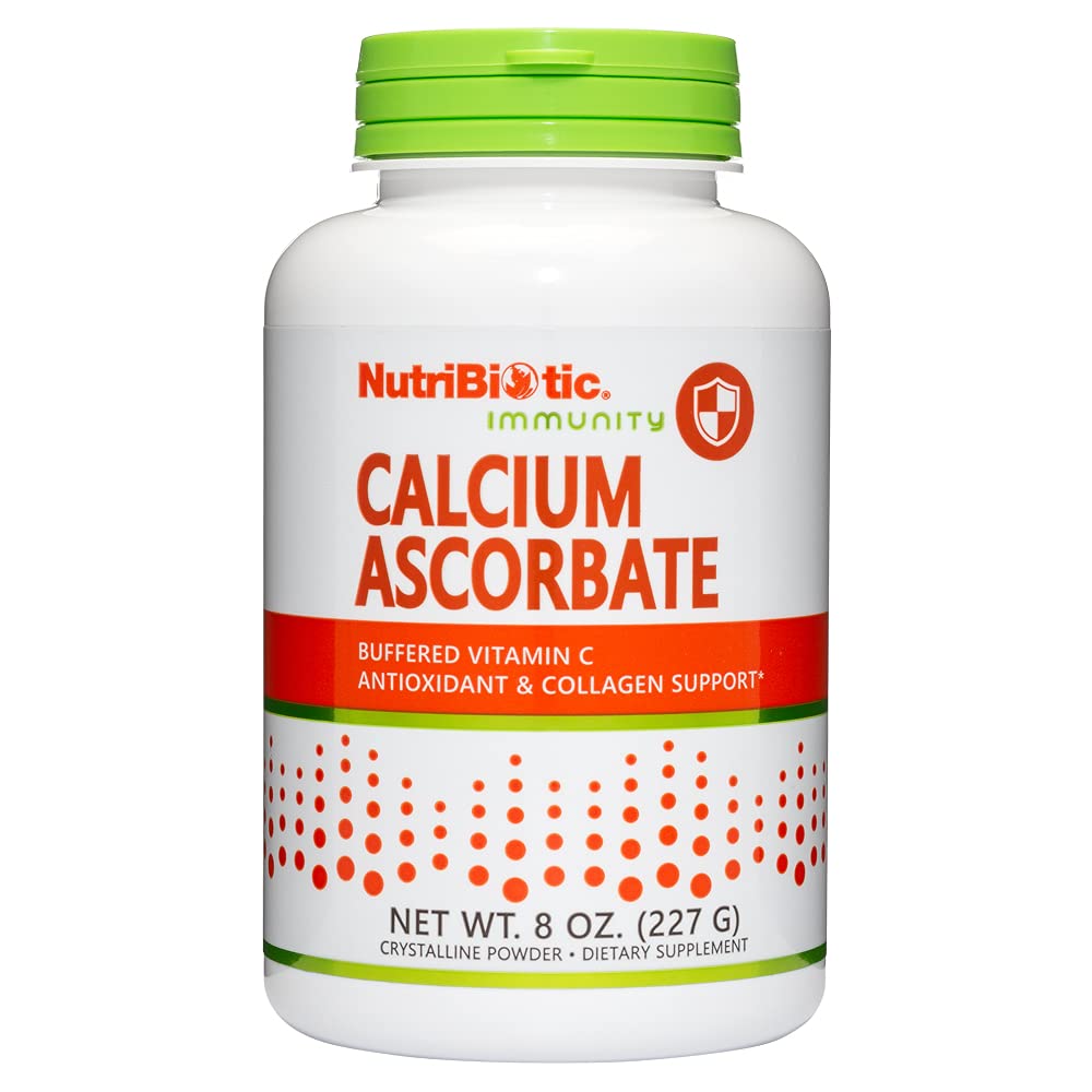 NutriBiotic - askorbát vápenatý vitamín C prášok, 8 Oz 