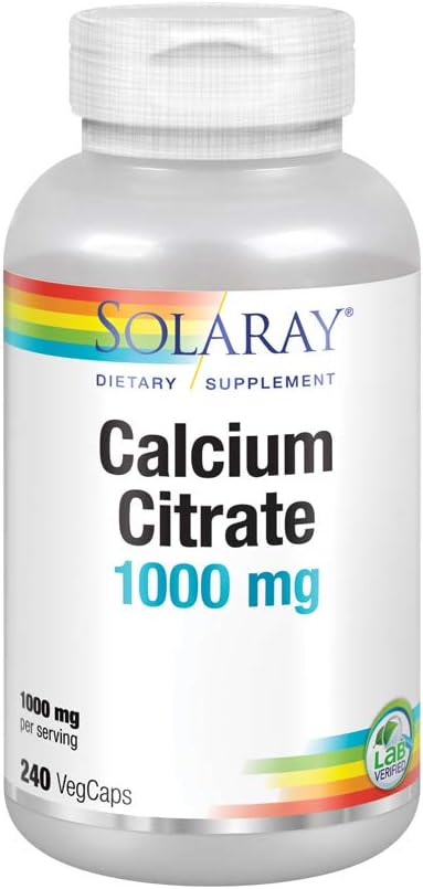 Solárna kalciumcitrát, 1000 mg, 240 VegCaps