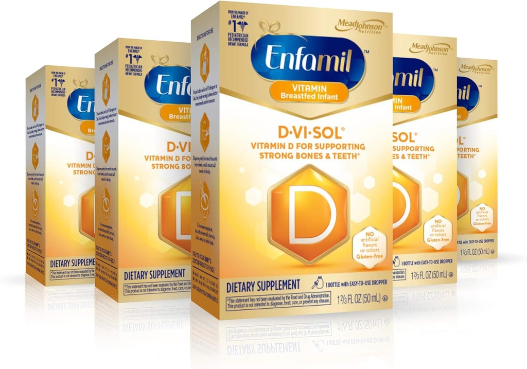 Enfamil D-Vi-Sol vitamín D kvapky 50 ml (kotúče po 5)