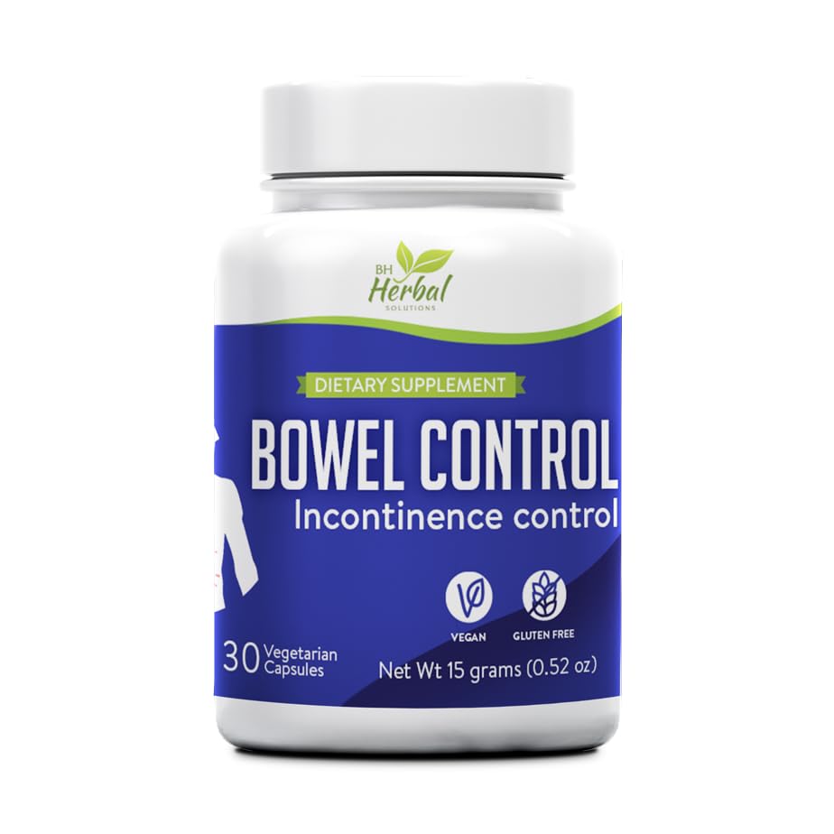 Bowel Incontinence Suplement - Ovládanie Deky Bowel - Znižuje Frekvencia a závažnosť Bowel Incontinence epizódy - 100% prírodné bylinné doplnok