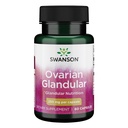 Swanson Ovarian Glandular Supplement - Ženské Glandular Health and Balance Support - Premium Bovine Tissue - 60 Kapsule, 250mg Každá