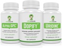 Doplnky na podporu dopamínu Párované s alfa GPC a Uridín - Neuro Boost Duo