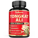 Satoomi 9in1 Tongkat Ali Root Extract - Ashwagandha, Tribulus Terrestris - 90 Kapsule na 3 mesiace - Podpora Sila, Energia a zdravá imunita