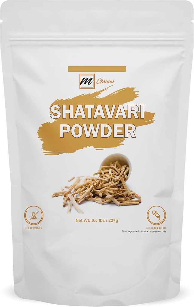 100% Natural Shatavari/Asparagus Racemosus Powder for Health and Skin Care 0,5 LBS / 227 GMS