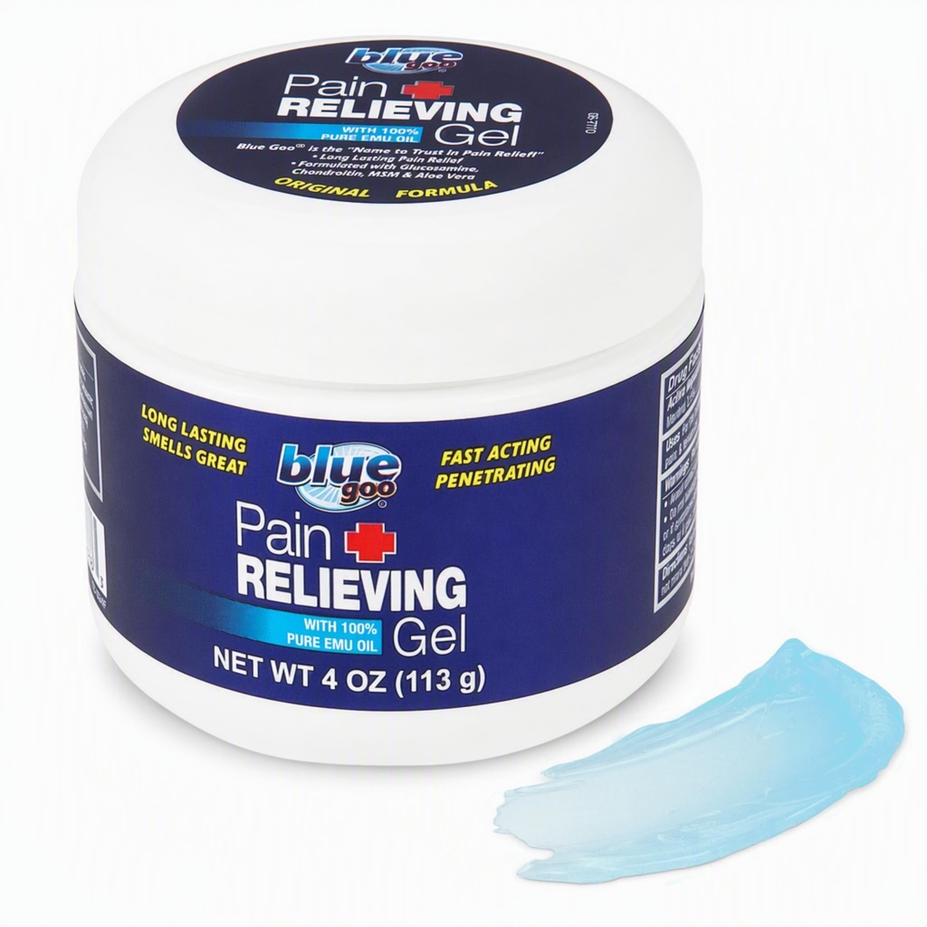 Modrá Goo bolesť Reliefing Gel 