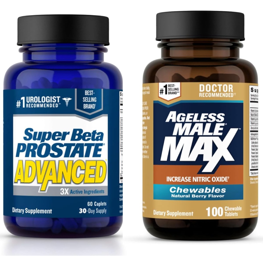 SUPER BETA PROSTATE Advanced Prostate Support and ageless man Max Nitric Oxide Booster pre mužov