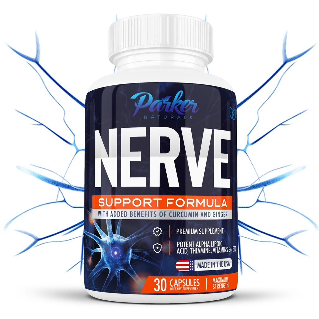 Alpha Lipoic Acid 600mg, Nerve Suplement Obohatený o tiamín, Curcumin, Zázvor Koreň, a vitamín B6, B12 Všetko v jednom 