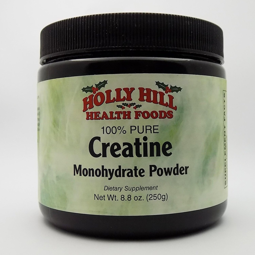 Holly Hill Health Foods, 100% Pure Creatin Monohydrate Powder, 8,8 Ounces