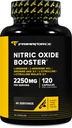 Posilňovač oxidu dusnatého (2,250 mg, 120 kapsúl) - 40 Slúži nášmu oxidu dusnatého Posilňujúci zmes pre pre-cvičenie a post-cvičenie