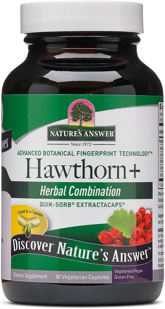 Nature's Answer Hawthorn Berry 90-Capsules 