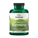 Swanson Turmeric Antioxidant, Spoločné zdravie, Kardiovaskulárne, Pečeň Detox, Mood and Memory Suplement Curcuma Longa (Rhizome) 720 mg, 240 Kapsule, 120 Servings, 1,44 Grams per Serving