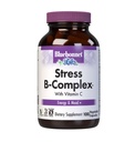 Bluebonnet Nutrition Stres Relief B Complex Rastlinné kapsule, vitamín B6, B12, biotín, folát, Vegan, Gluten & Soy & Milk Free, Kosher, Unflavred, 100 Počet