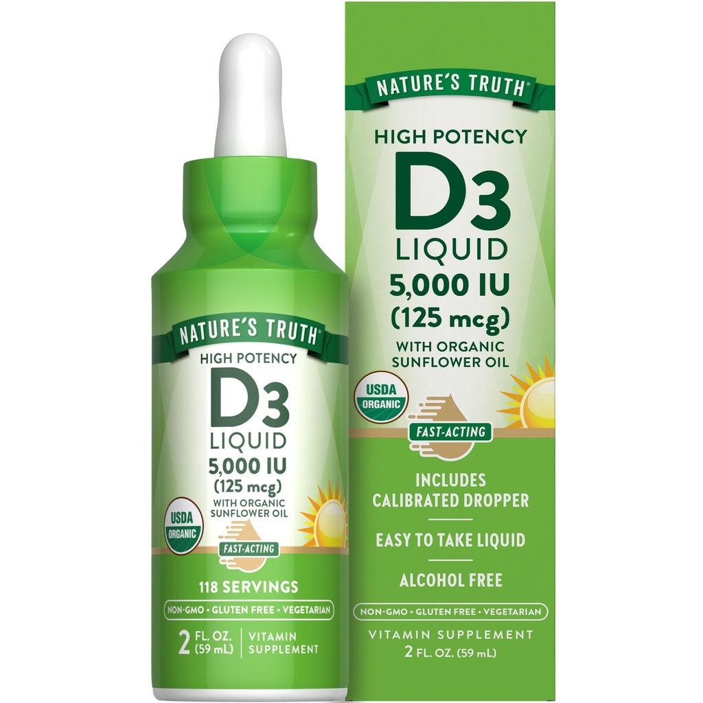 Pravda prírody vitamín D3 Tekutý 