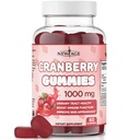 NEW AGE Cranberry Gummies Urinary Tract Health Gummies 1000mg - Podporuje močový mechúr, obličky, UTI - Vegetarian (Cranberry 60 Gummies)
