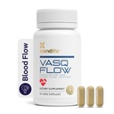 Xtendlife VasQFlow Oxid dusnatý Booster - pre cirkuláciu, prietok krvi, srdce a svalová podpora-s červeným špenát extraktom & Aged cesnak - 1 mesiac dodávky (90 Počet)