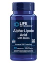 Life Extension Alpha-Lipoic Acid with Biotin, for Cell Protection, Universal antioxidant for Liver & Nerve Health, Gluten-Free, Non-GMO, 60 Kapsule