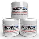 AkuPlus - Pokročilá úľava od bolesti Topický protizápalový krém na upokojenie svalovej a kĺbovej bolesti - Artritída, Burzitída, & Tendonitída - Fast-Acting Formula s prírodnými zložkami - 4 oz. každý, Balenie 3