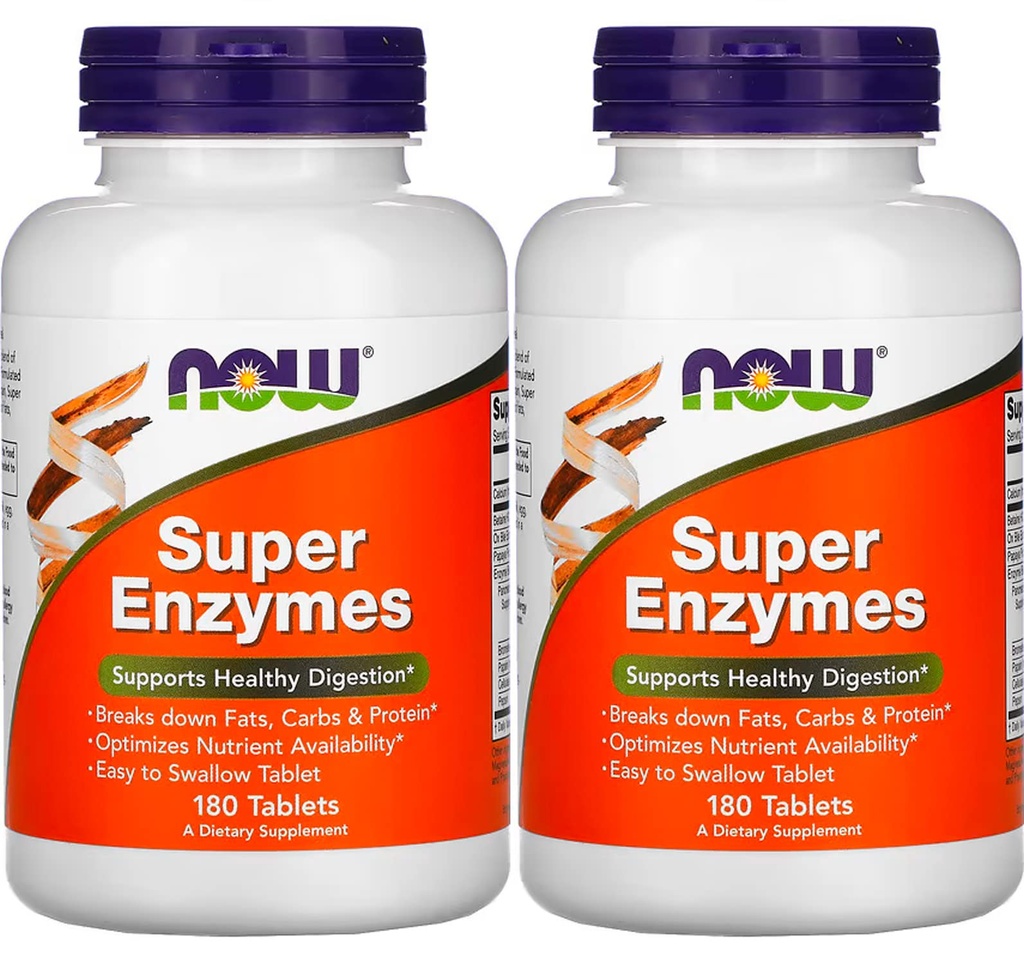 Teraz Foods Super Enzymes, 180 tabliet (180 kariet X 2)