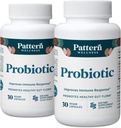 Vzor Wellness Probiotic Supplement - 51 miliarda CFU - Podpora Tráviace Balance & Gut Wellness - Mindfully Sourced, Non-GMO - 60 Vegan Kapsule