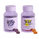 Lemme Sleep & Purr Bundle - Sleep Gummies, a Drug-Free Nighttime Aid & Purr Vaginal Probiotic Gummies for Women - Gluten Free, Želatína Free, Non-GMO - 60 Počet Každý