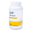 Klaire Labs SFI Health Serralase - Vegetarian Proteolytic Enzyme Blend with Serratia Peptidáza a hypromelain for Digestion, Zdroj z papáje a ananásu, Hypoallergenic (90 tabliet potiahnutých enterikou)