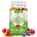 Monohydrát kreatínu Gummy - 5g Kreatín pre ženy Muži, Zvýšená svalová sila, Boost Focus a vytrvalosť, Staviteľ svalov,L-Taurine + vitamín B12,Vegan, Gluten-Free 80 Počet