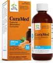 Terry prirodzene CuraMed Sirup - Brain & Immune Health Suplement - Curcumin Absorpcia Formula s Turmeric Essential Oil - Gluten-Free & Vegan Supplement - 8 fl oz