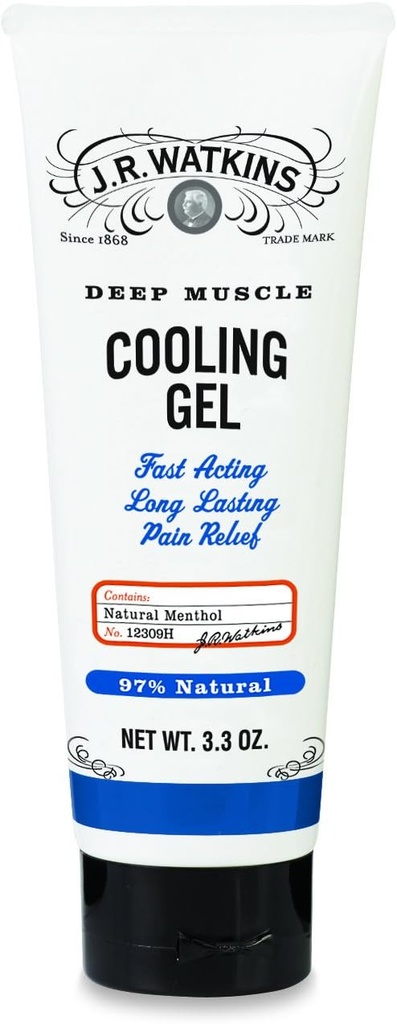 J.R. Watkins Deep Muscle Cooling Gel, predvolené, 3.3 Ounce