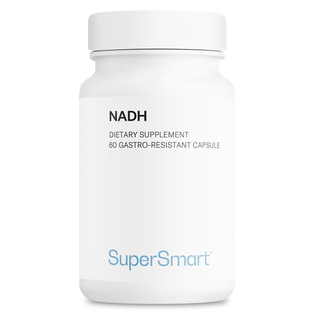 Supersmart - NADH 5mg per day (redukovaný nikotínamid Adenine Dinukleotid) - NADH Supplement - Energy Pills 