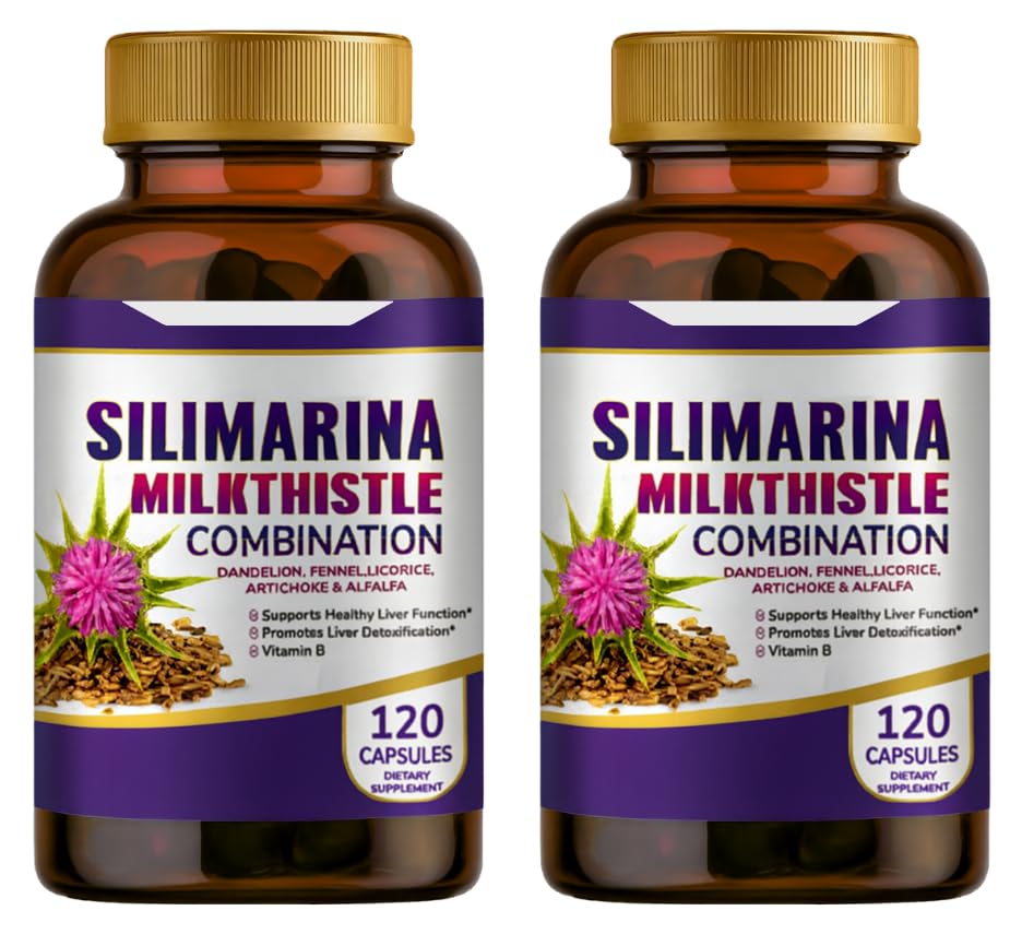 Silimarina Milk Thistle Kombinácia, 2 balenia, 240 kapslí.