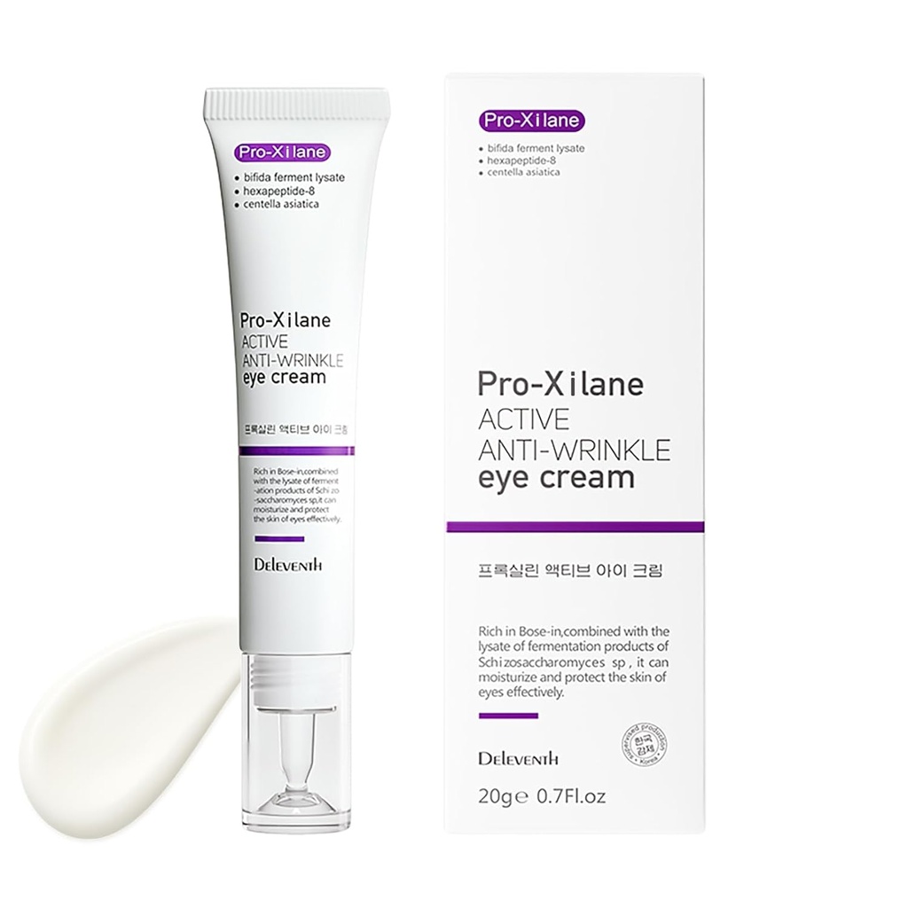 Deleventh kórejská značka Pro-Xilane Aktívny anti-Vráskový očný krém 20g / Anti-Aging, Anti-Oxidation, Fade Fine Lines, Znižuje vrásky, Tmavé kruhy a nadutosť pre mladých, jasné oči