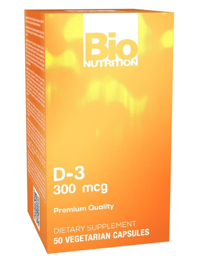 Bio Nutrition D3 12000 Iu Vegi-Caps, 50 Počet