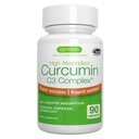 Igennus Advanced Curcumin C3 Complex, 300% Väčšia absorpcia a rýchly odber, 95% Štandardizovaný extrakt, 90 Servings, Čistá značka, Vegánsky doplnok, 1-a-deň, 90 kapsúl