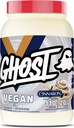 GHOST Vegan Protein Powder, Cinnabon - 2lb, 20g proteínu - Pea-Based Pea & Organic Pumpkin Protein - 