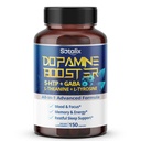 5-HTP + GABA s L-Theanine + L-Tyrosine - Mood & Focus, Memory & Energy, Restful Sleep Support - USA Made & Tested (150-dňový zdroj (Stock of 1))