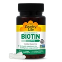 Country Life - Biotin High Potency, 5 mg - 60 Vegan Kapsule