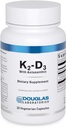 Douglas Laboratories K2-D3 s astaxantínom - Antioxidačná podpora pre kosti, imunitnú funkciu a cievne zdravie* - s menachinónom-7 & D vitamínom - 30 Vegetariánskych kapsúl