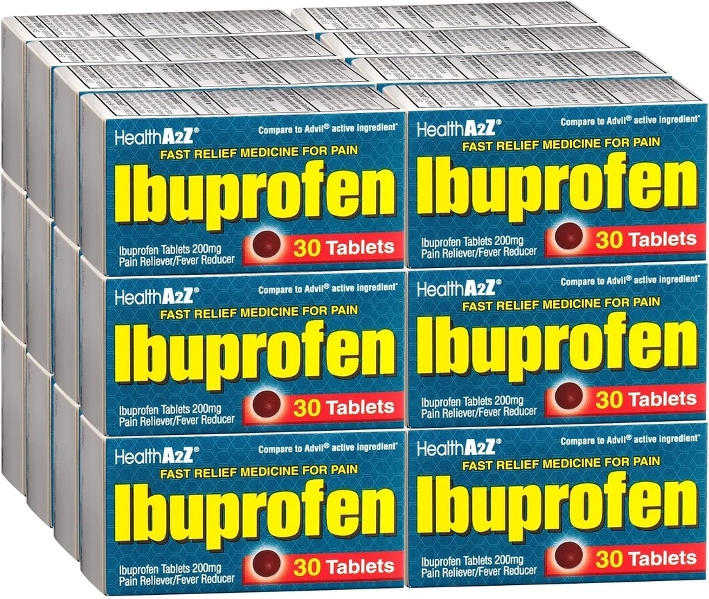 HealthA2Z® Ibuprofen Caplets 200mg 