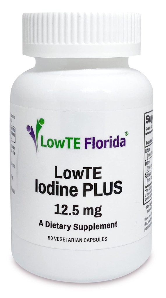 Iodine Plus 12,5 mg - 90 Vegetariánske kapsule od Energy, Mood, & Healthy Body Function 