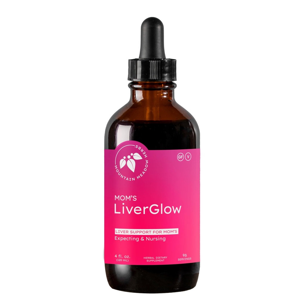 Mountain Meadow byliny Mamina pečeň žiara, Advanced detoxikátor a regenerátor na podporu zdravia a funkcie pečene - 4 oz - pre šťastný pečeň